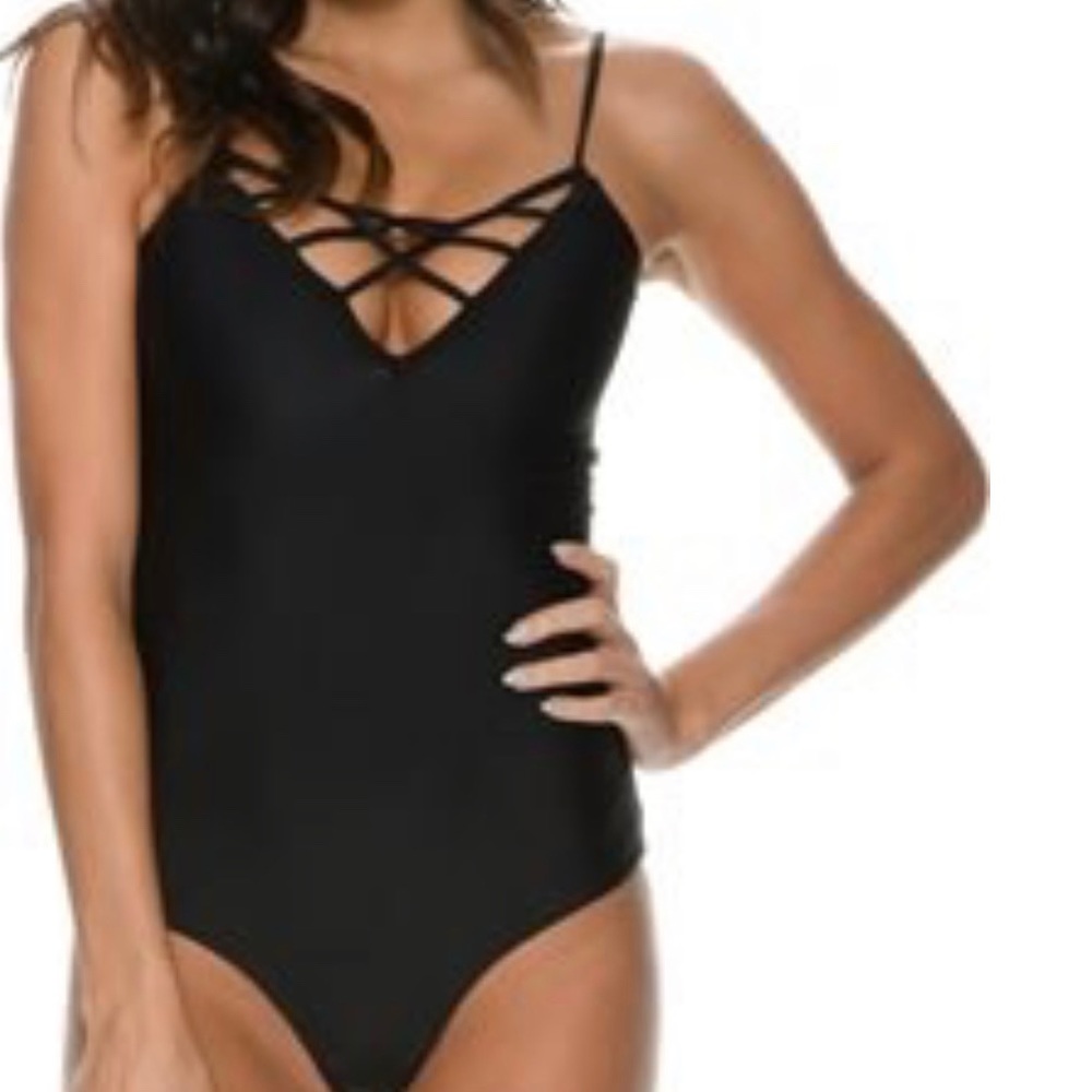 Issa de’mar São Paulo caged black ONE PIECE  sz S